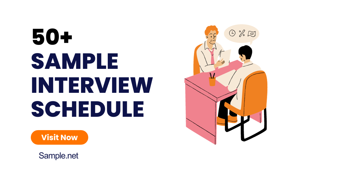 sample interview schedule templates