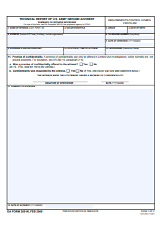 Interview Summary Technical Report