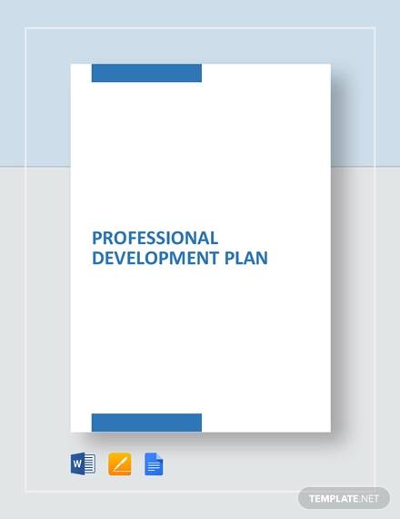 professional development plan