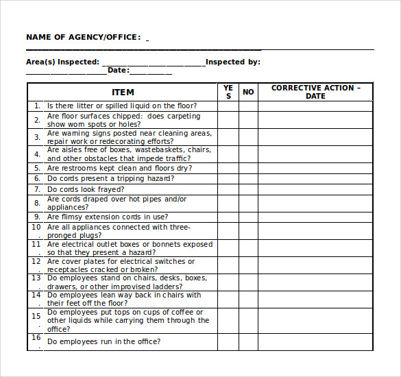 downloadable checklist template