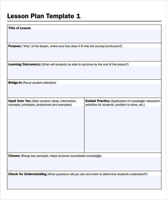 Fillable Lesson Plan Template Fillable Printable Pdf Download Vrogue ...