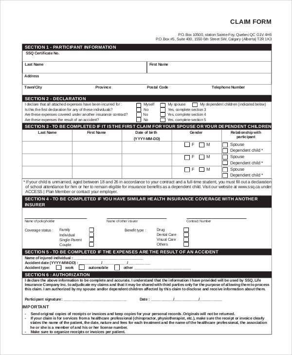 injured spouse claim form