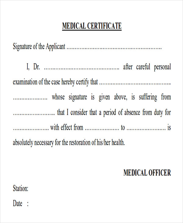 Medical Certificate Format For Students Sample Format - vrogue.co