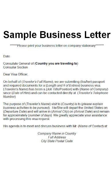 Microsoft Word Business Letter Template