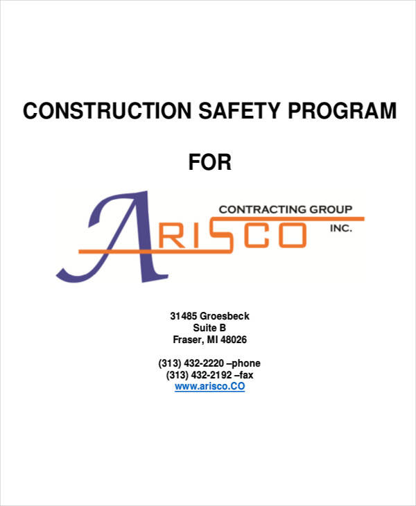 construction safety program