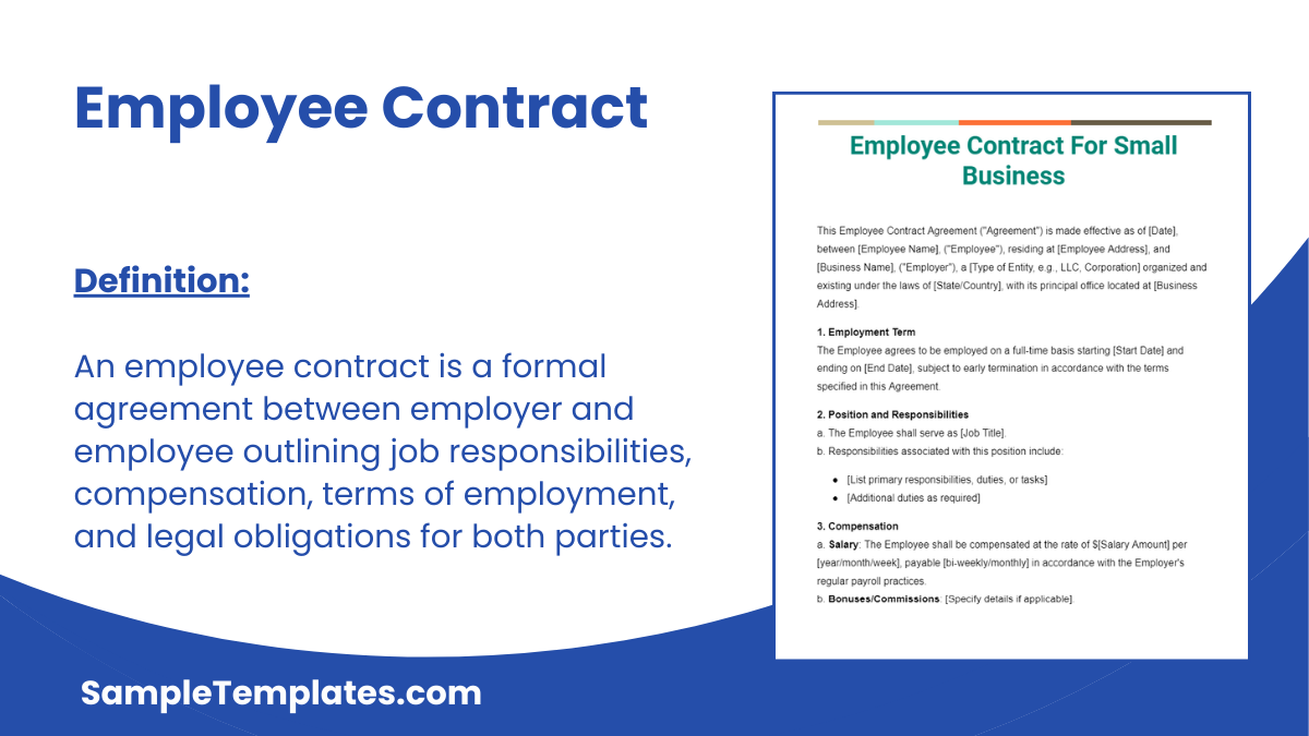 Employee Contract