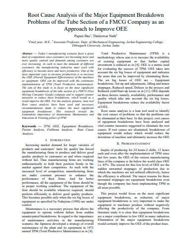 sample fishbone root cause analysis