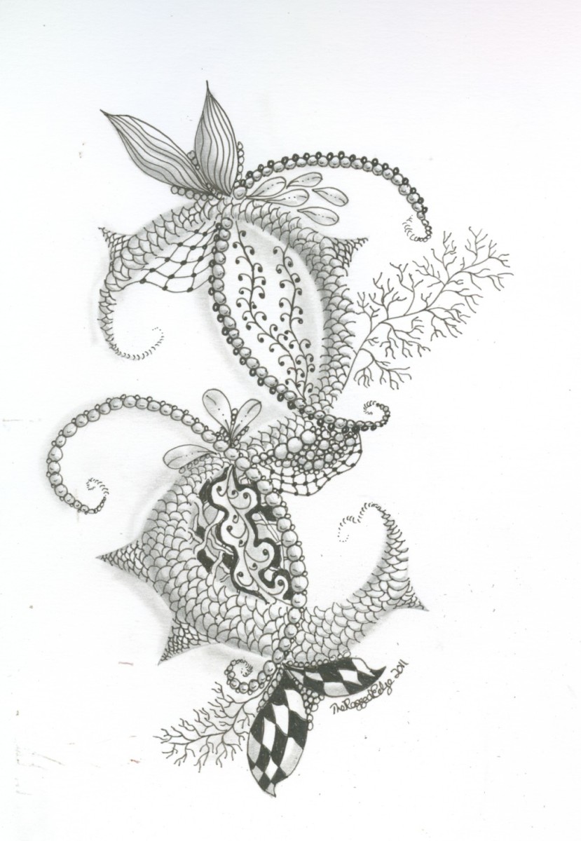 Adding Depth and Dimension to Your Zentangles and Zendoodles: A Guide to Shading