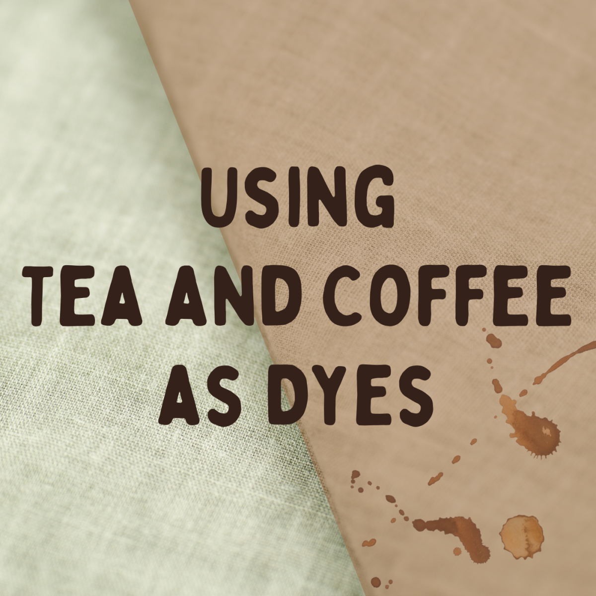 The Art of Coffee and Tea Dyeing for Fabric and Paper