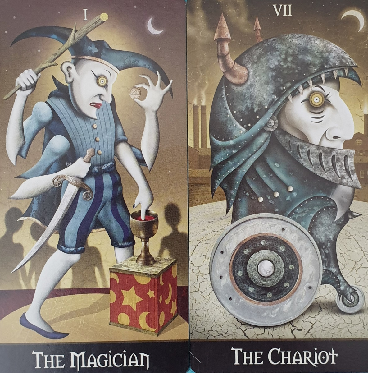 A Magical Road Trip: The Magician I and Chariot VII Tarot Card Combination