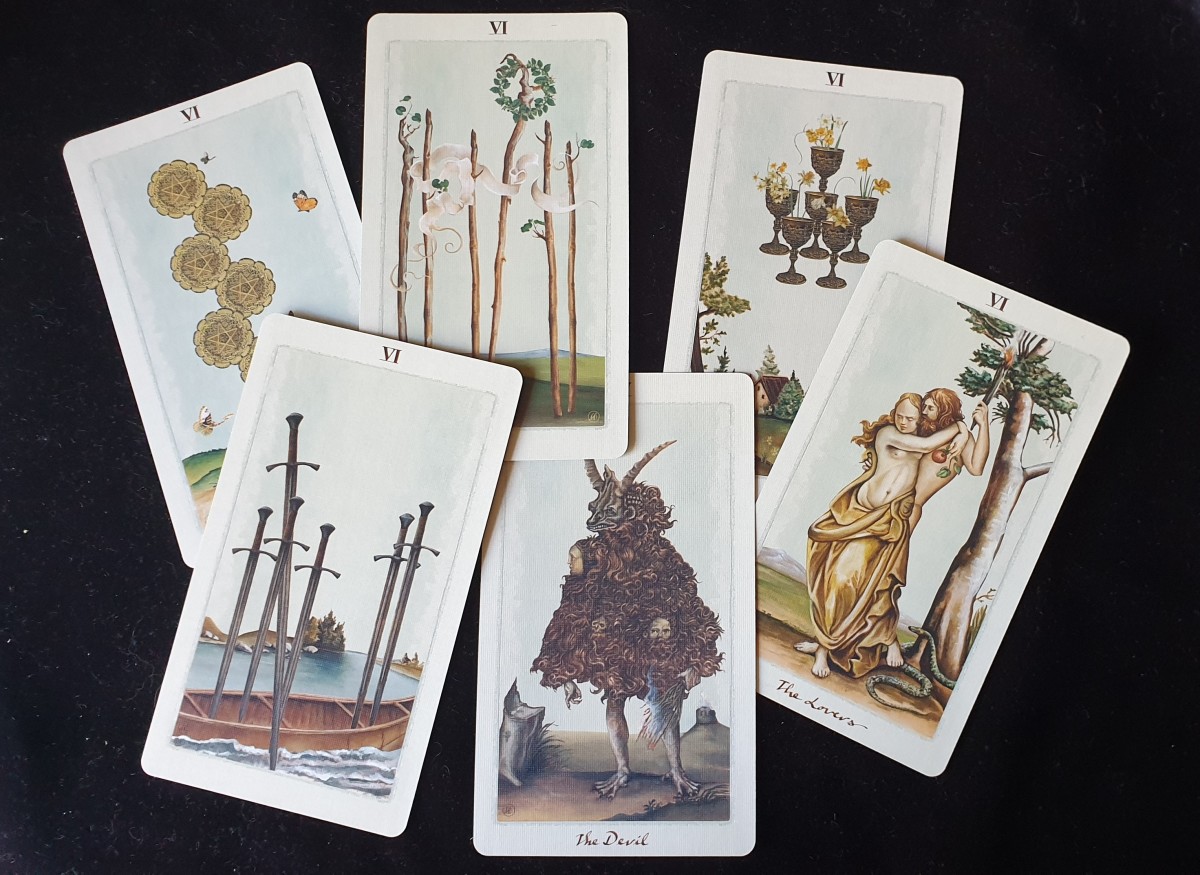 Tarot Sixes: Moving On