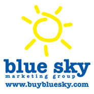 Blue Sky Marketing Logo PNG Vector