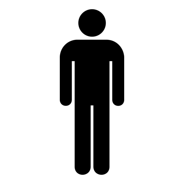 TOILET FOR MEN SIGN Logo PNG Vector