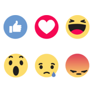 Facebook Like Reactions Logo PNG Vector