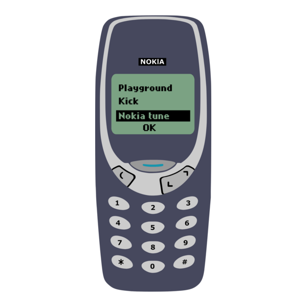 Nokia 3310 Logo PNG Vector