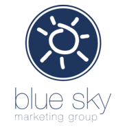 Blue Sky Marketing Logo PNG Vector