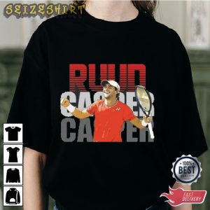 Ruud Casper Tennis Sport Best Graphic Tee