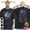 2023 Styx World Tour 2 sided basic black short sleeve T shirt