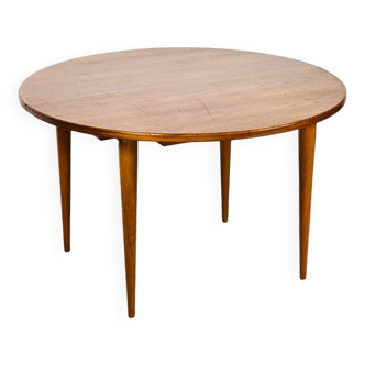 Mcintosh 1960s round teak dining table