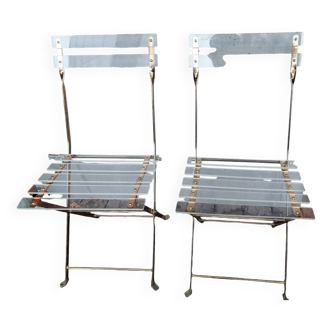 Paire de chaises les invisibles par Yonel Lebovici