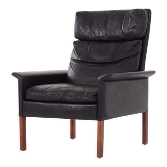 Fauteuil en cuir par Hans Olsen