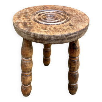 Tabouret de traite ou porte-plante