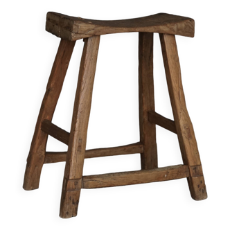 Tabouret rustique chinois