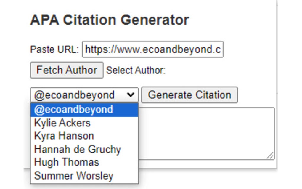 APA Citation Generator for Google Chrome - Extension Download