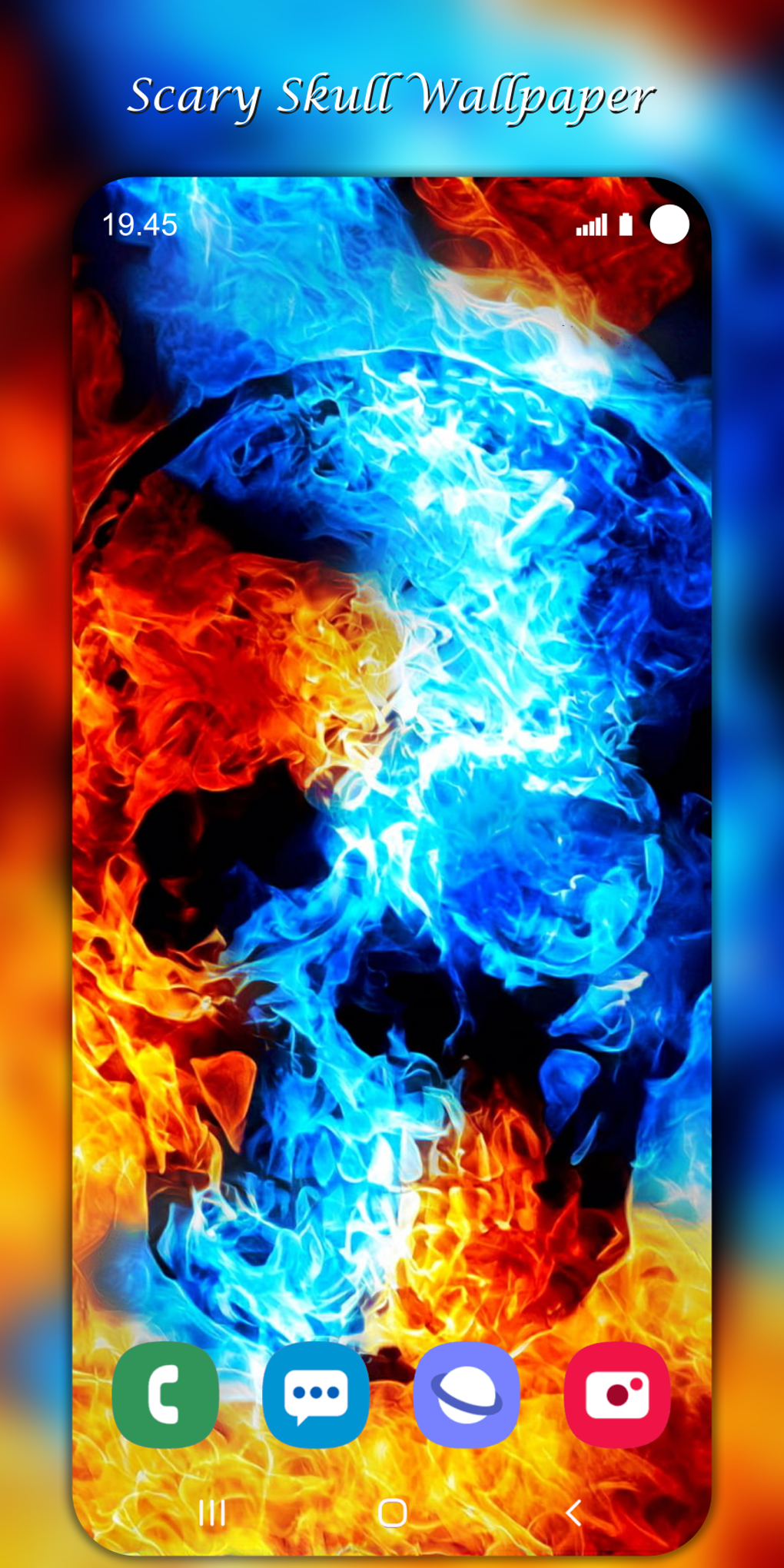 Android için Scary Skull Wallpaper 4K - İndir image.