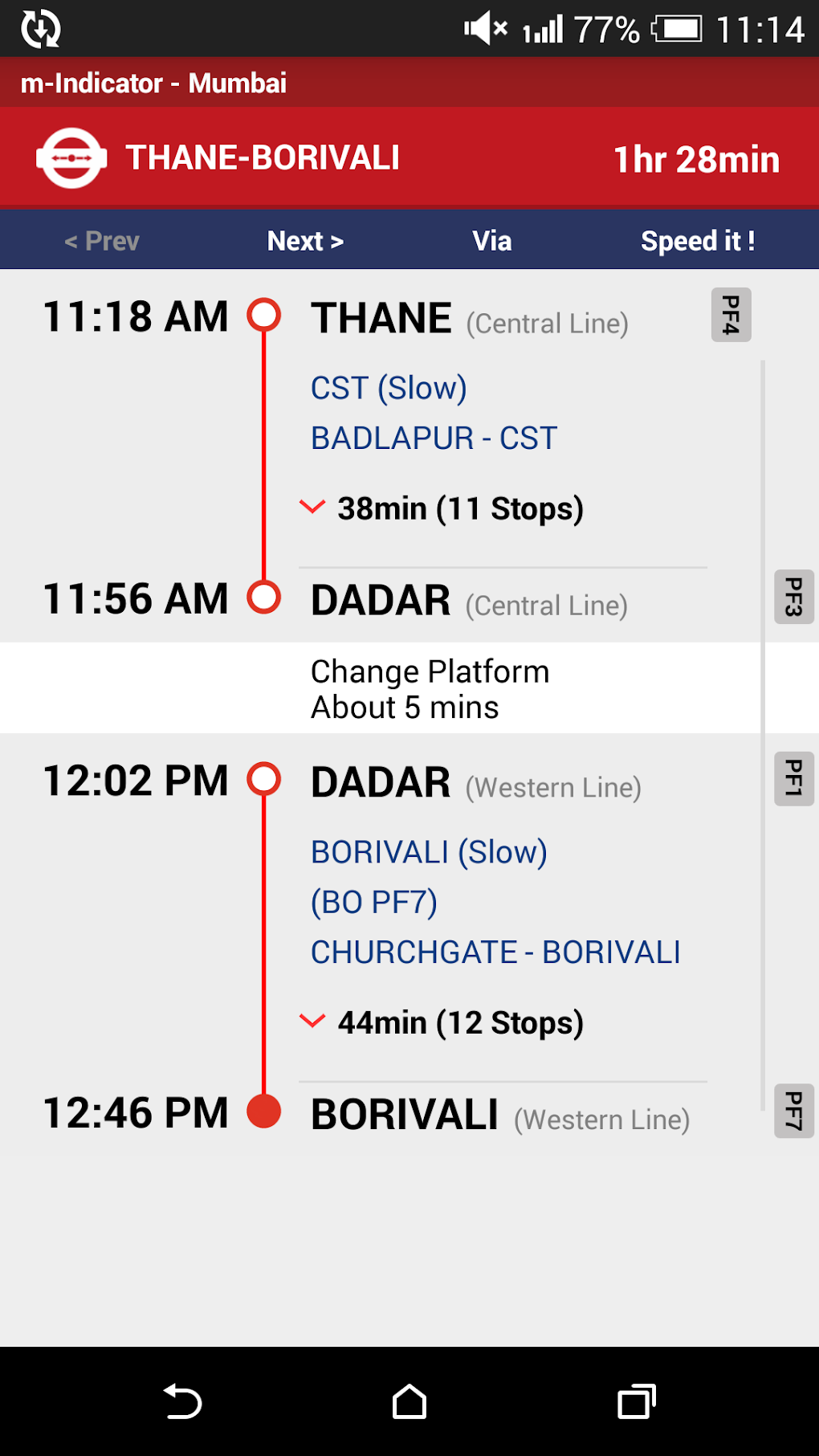 Android 용 m-Indicator- Mumbai - Live Train Position APK - 다운로드