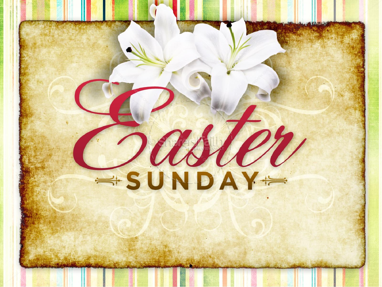 Easter Sunday Powerpoint Templates Free