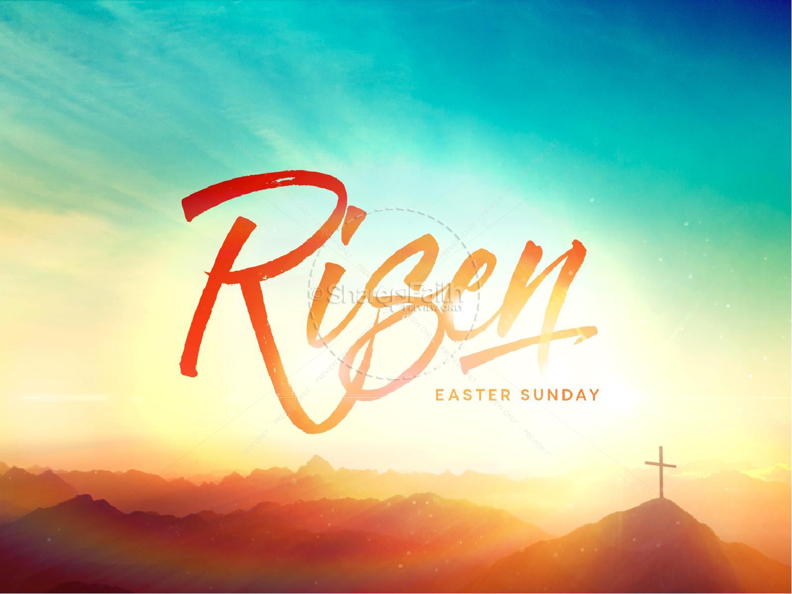 Easter Sunday Powerpoint Background