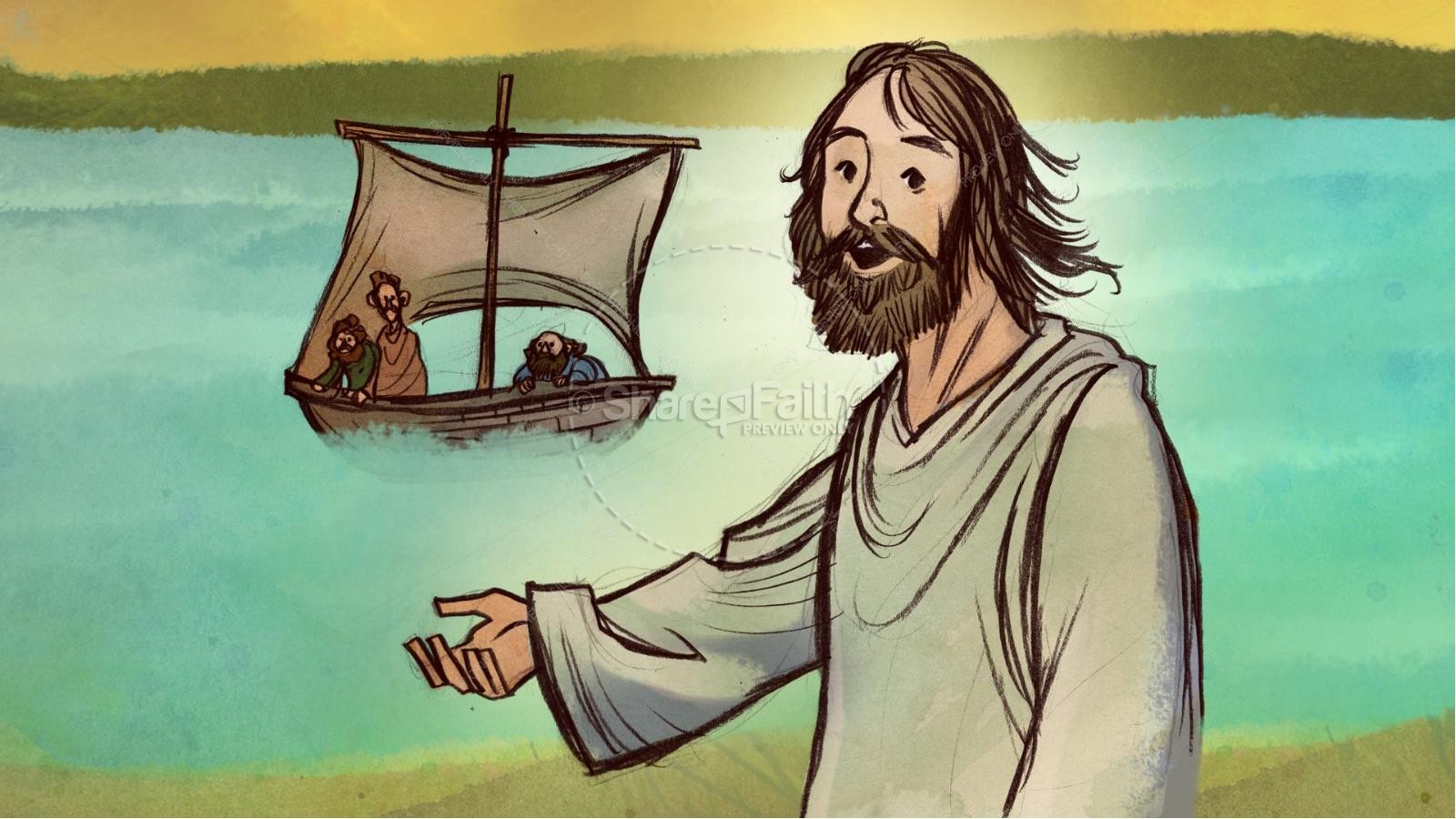 Jesus Chooses His 12 Disciples Kids Bible Story