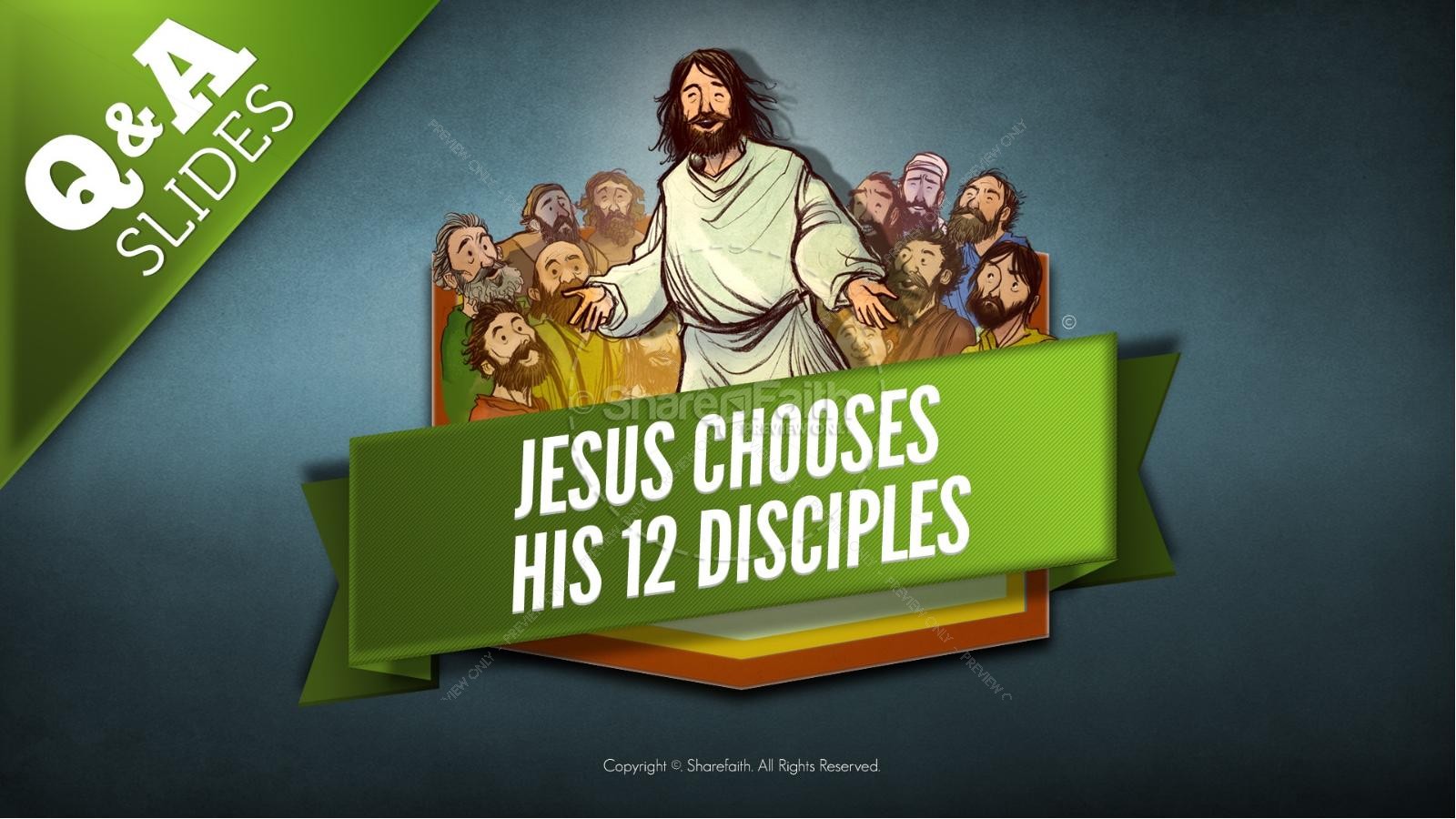 Jesus Chooses His 12 Disciples Kids Bible Story