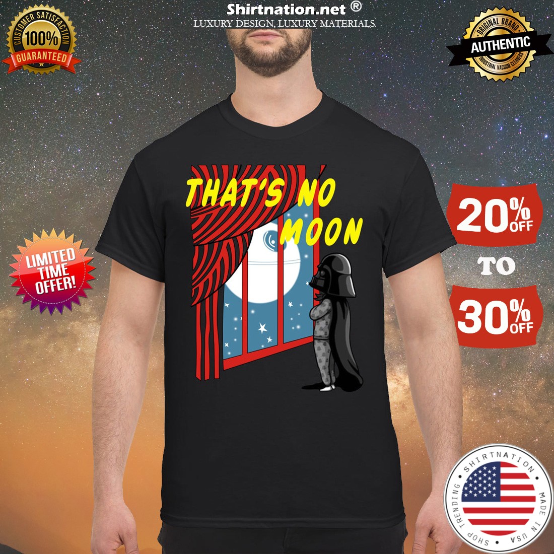 Darth Vader that's no moon shirt