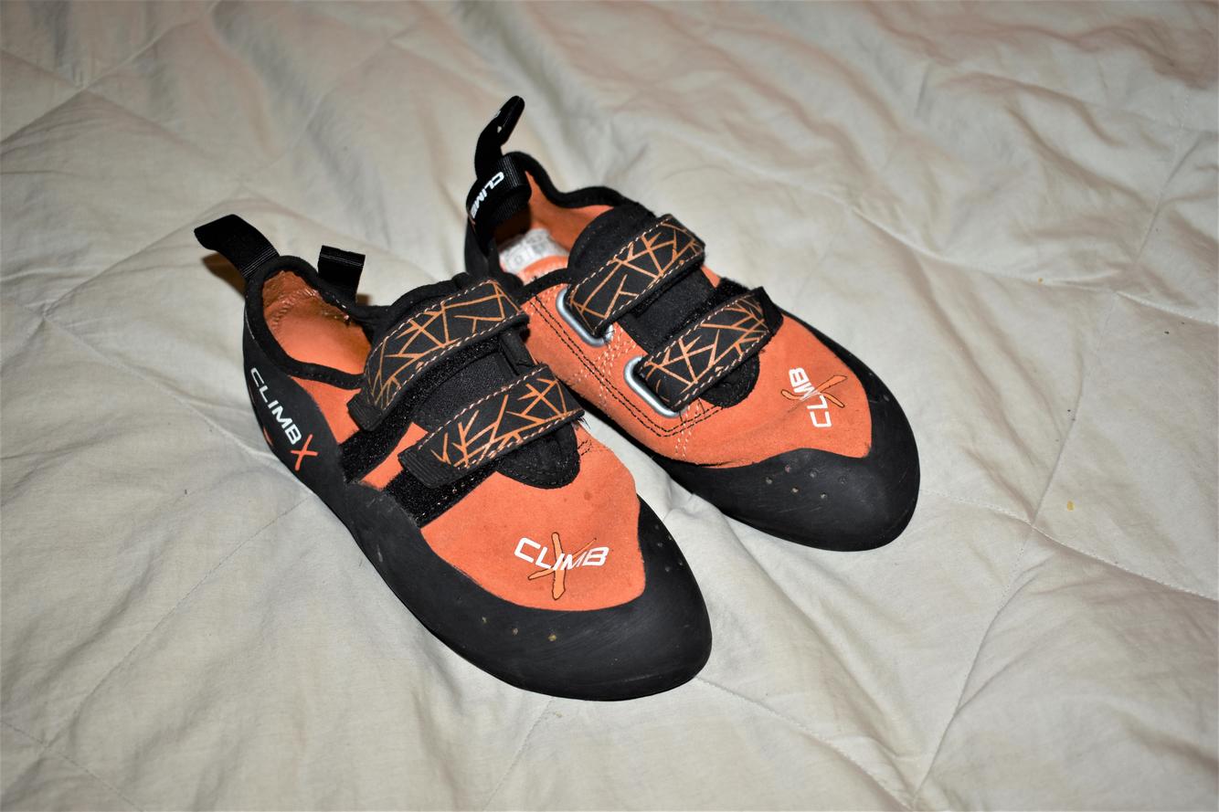 X-Factor Climb-X Rock Climbing Shoes, Orange, Size  - Great Condition! |  SidelineSwap