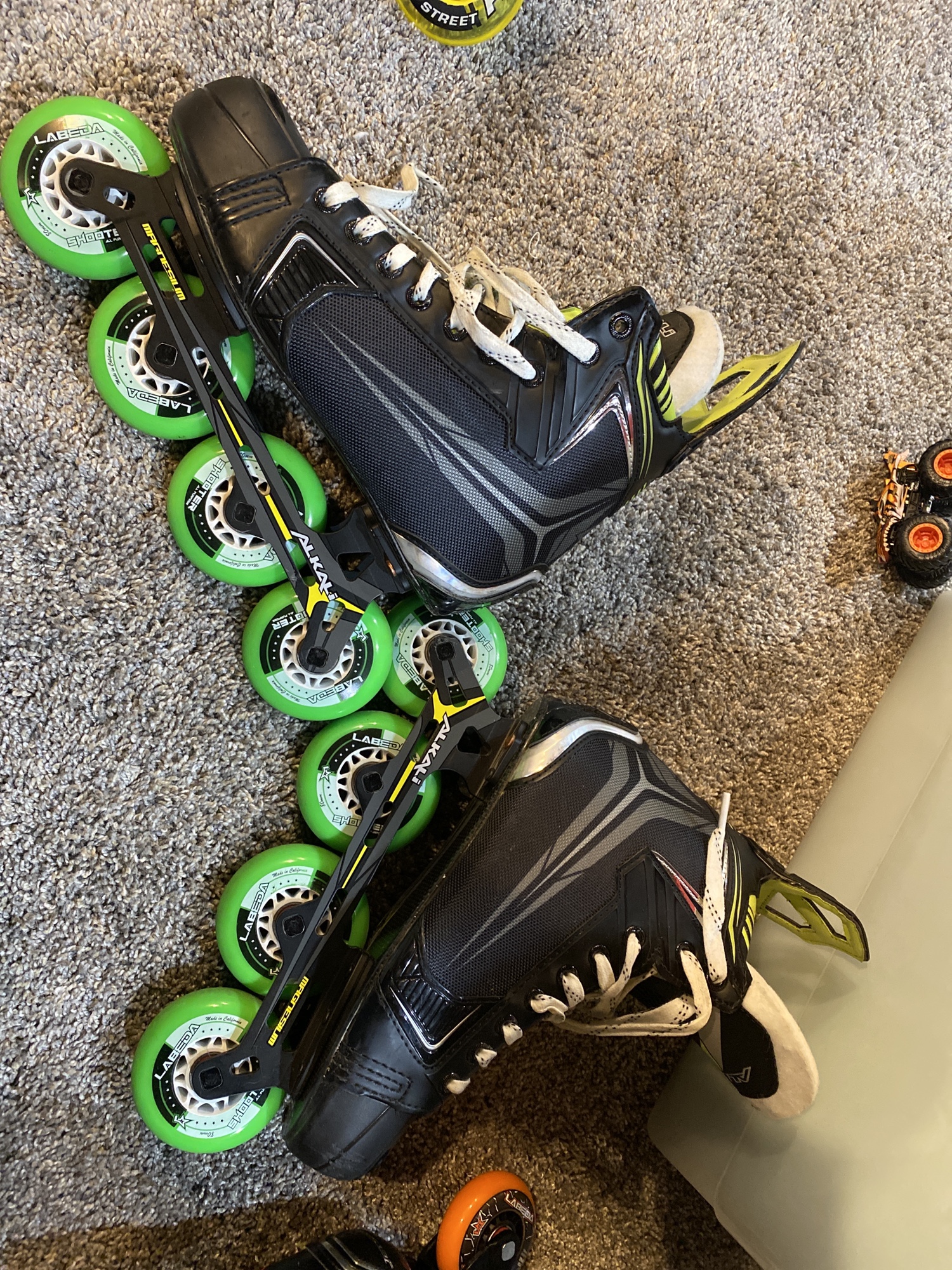 Used Alkali Regular Width Size 8 Inline Skates