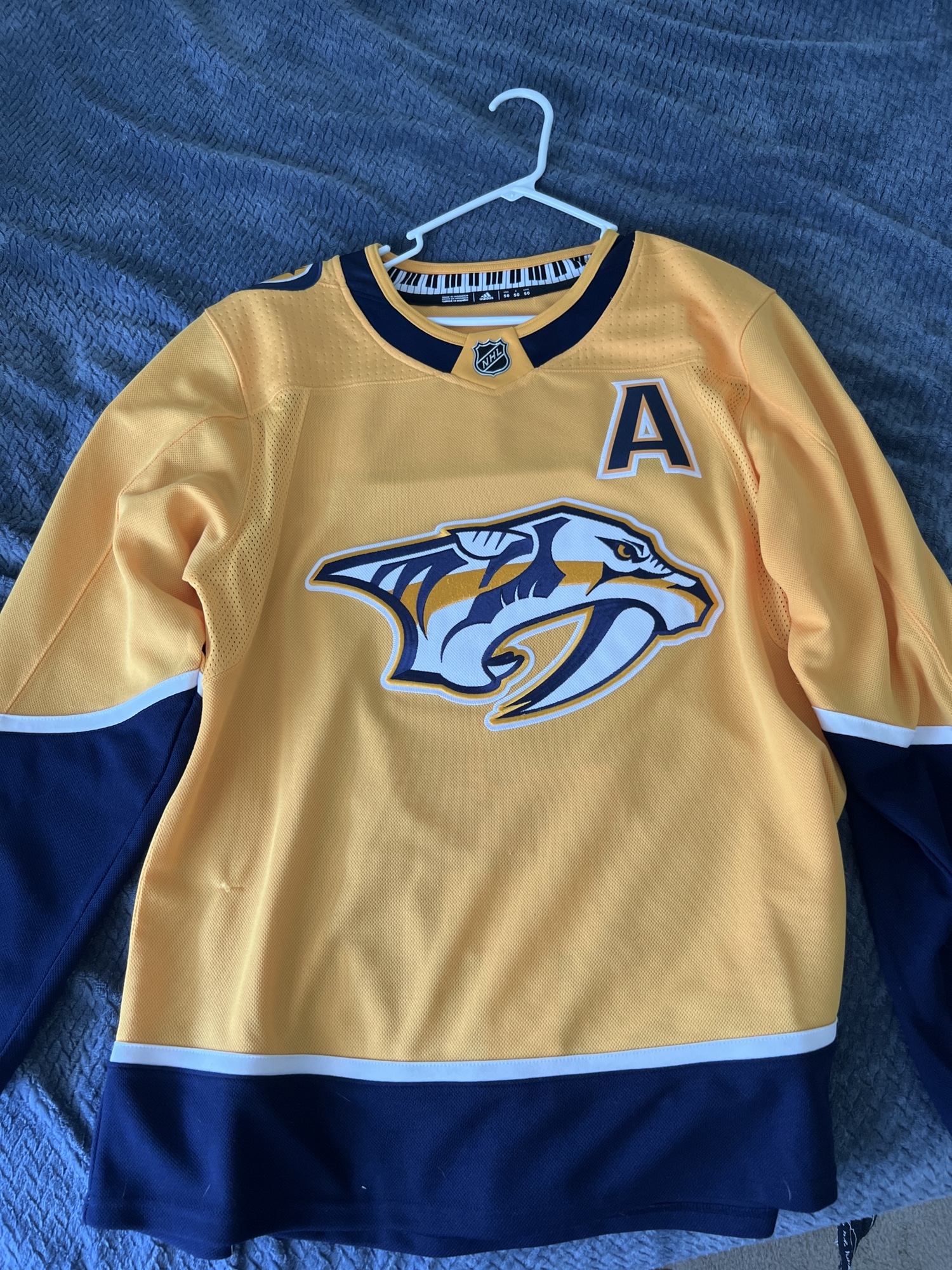 NEW Filip Forsberg Nashville Predators #9 Authentic Adidas Jersey