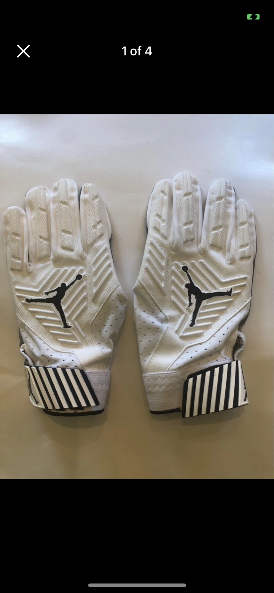 Nike Jordan Michigan Dtack Adult 4XL Football Lineman Gloves. New. Rare!!!