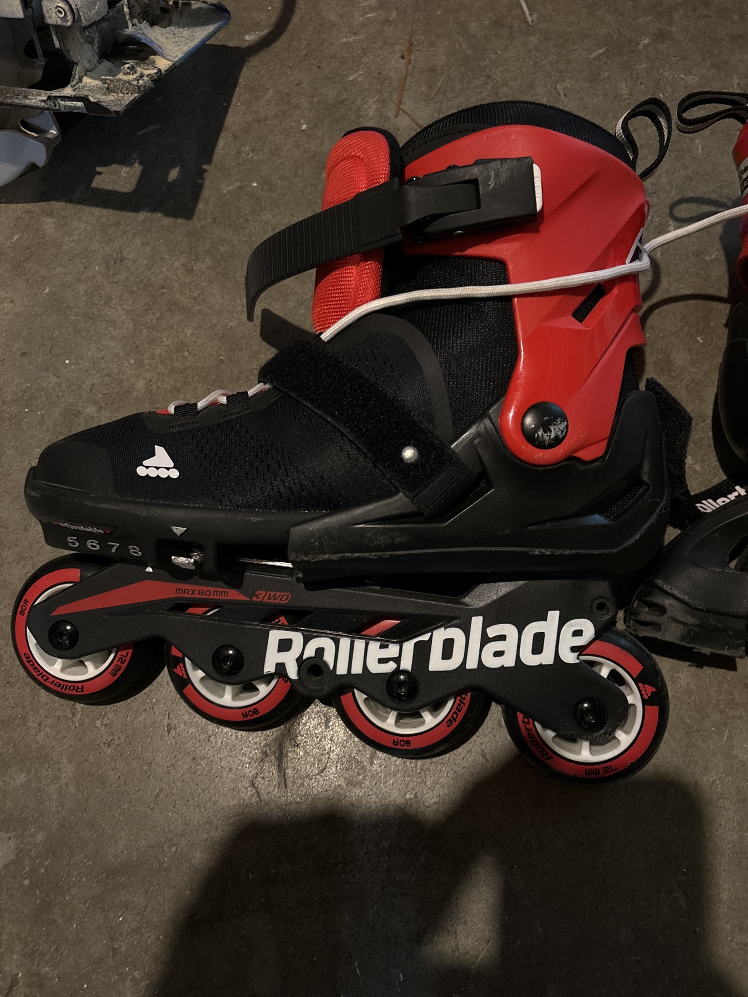 Rollerblade Microblade Adjustable Size 5-8 Inline Skates