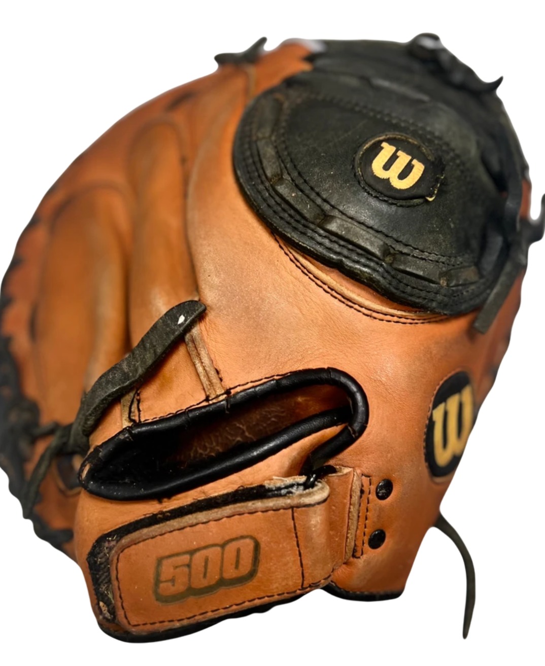 Used Wilson Right Hand Throw Catcher's A500 Baseball Glove 31"