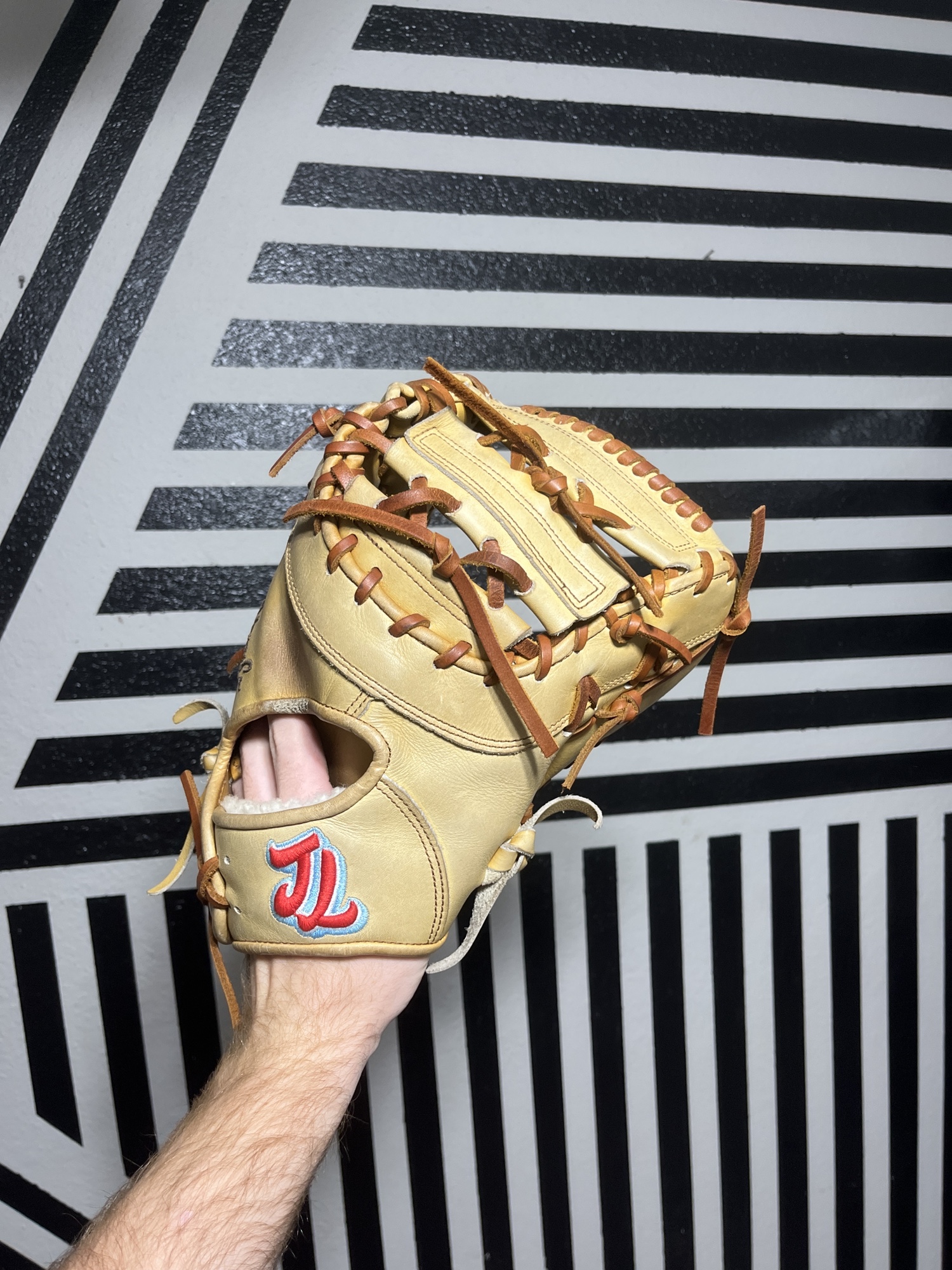 JL Glove Co 12.75 first base mitt baseball glove