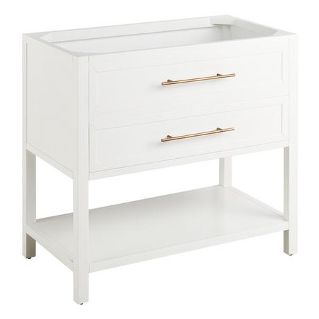 36" Robertson Console Vanity for Rectangular Undermount Sink - Bright White