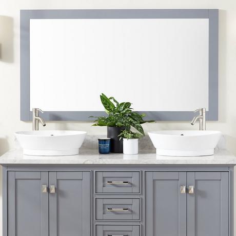 Fallbrook Vanity Mirror - Gray