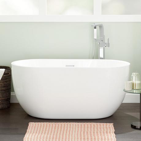 56" Boyce Acrylic Freestanding Air Tub