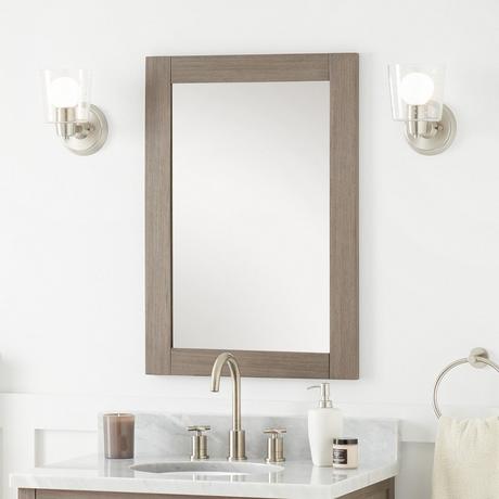 Fallbrook Vanity Mirror - Ash Brown