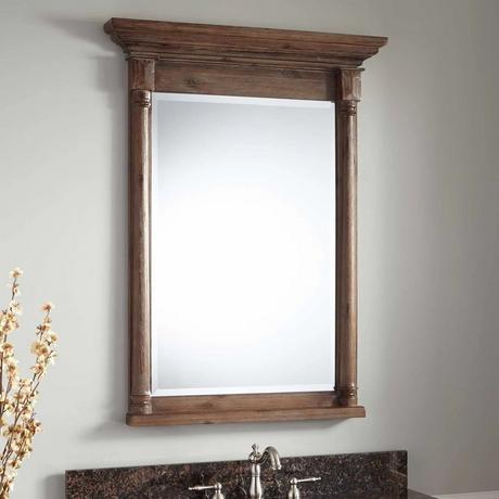 Neeson Vanity Mirror - Rustic Brown