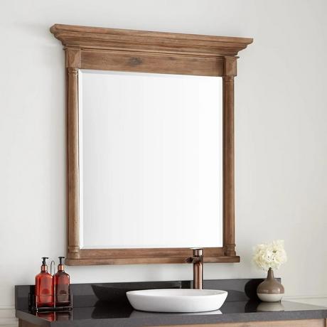 Neeson Vanity Mirror - Rustic Brown