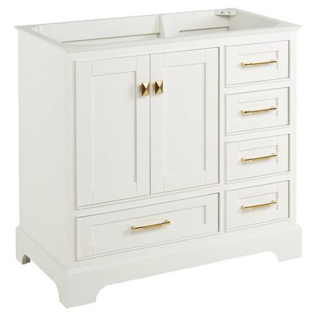 36" Quen Vanity With Undermount Sink - Soft White