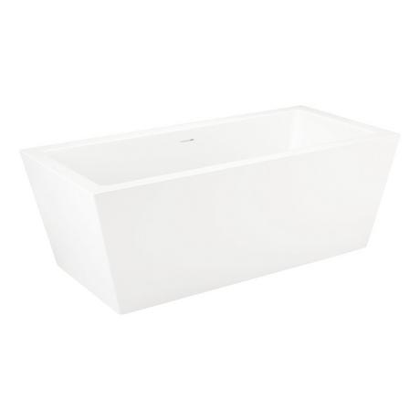 59" Eaton Acrylic Freestanding Air Tub with Foam